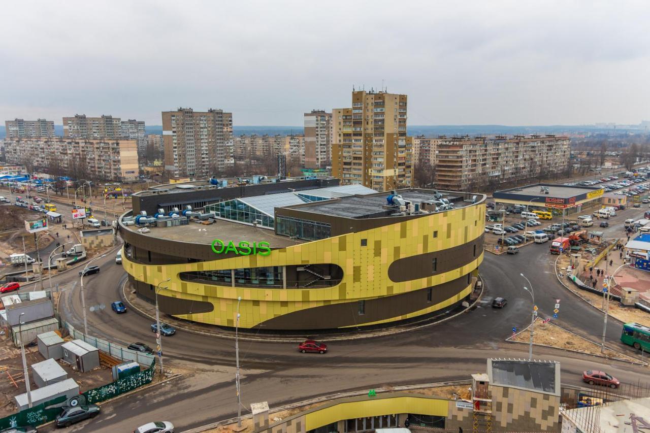 Kvartirkoff Na Obolonskom 40 Kiew Exterior foto